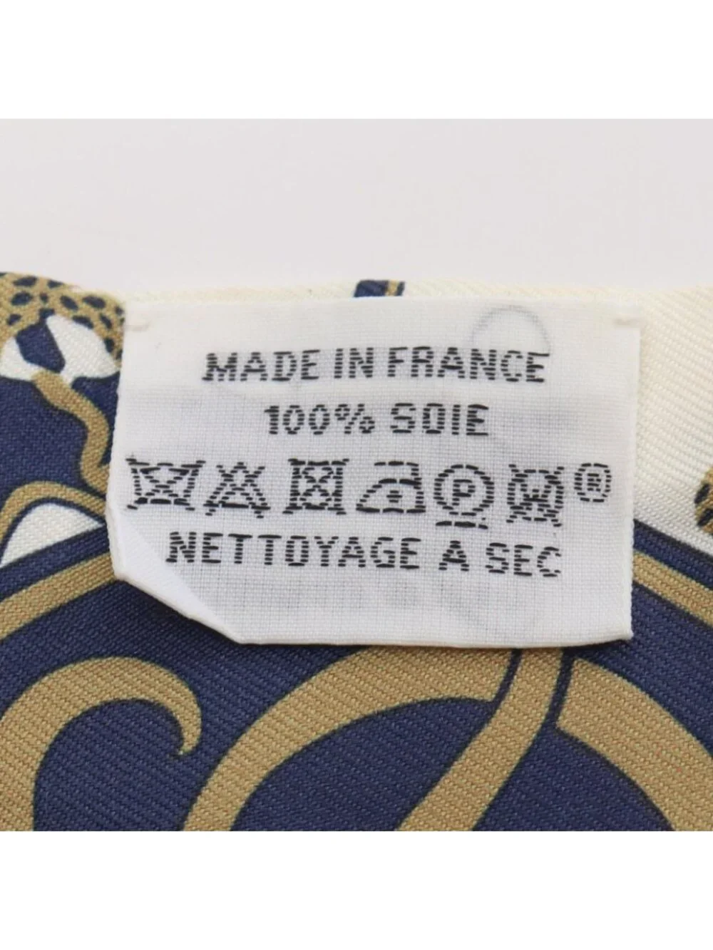 Hermes Scarf Twill Ex Libris Silk - Picture 5 of 7